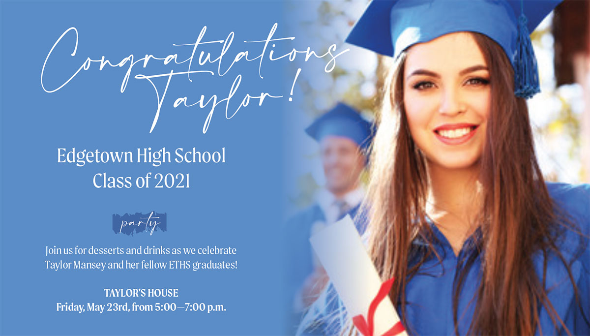 Sample of Make Your Own Graduation Announcement